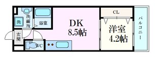 ライブガーデン江坂の物件間取画像